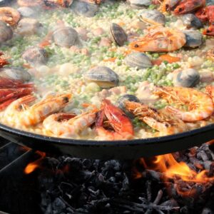 paella, lena, mixed, valencian, seafood, shrimp, prawn, fire, spanish food, mediterranean, rice, clams, valencian paella, paella, paella, paella, paella, paella, seafood, spanish food, spanish food